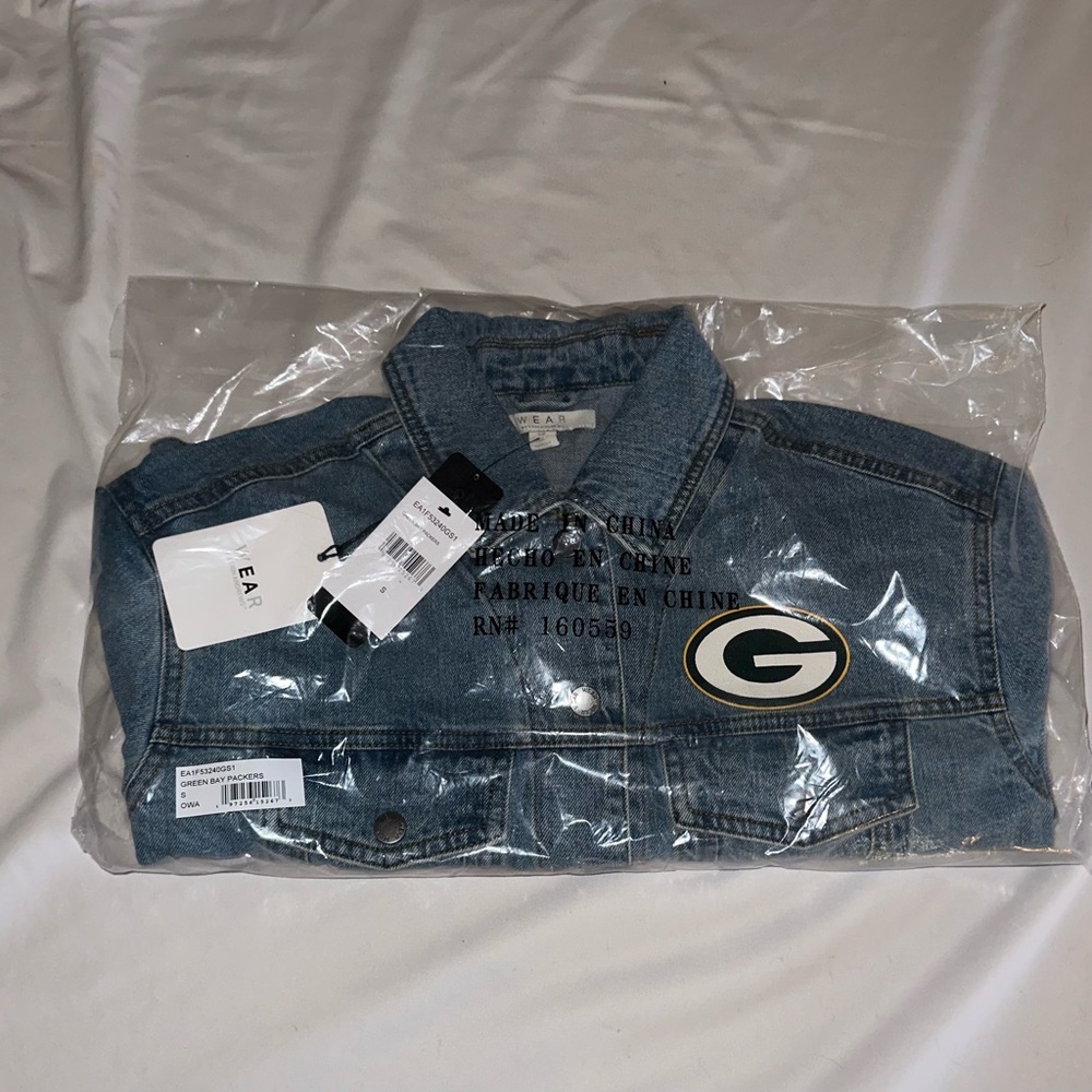 Greenbay packers jean jacket